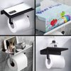 Imagen de Porta rollo de papel higiénico Con base estante para celular