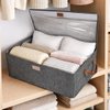 Imagen de Caja Organizadora Plegable De Tela - Gran capacidad con tapa visora