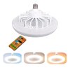 Imagen de Lámpara Led con ventilador de techo y control remoto - 3 tipos de luces regulables