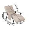 Imagen de Sillon reposera mecedora con bolsillo lateral