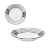 Imagen de Plato ceramica borde estampado redondo