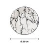 Imagen de Plato ceramica tipo marmolado redondo