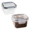 Imagen de Recipiente rectangular 60ml con tapa cierre hermetico