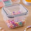 Imagen de Recipiente rectangular 60ml con tapa cierre hermetico