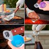 Imagen de Espatula para cocina mango madera con destapador