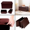 Imagen de Baul Puff Asiento Banqueta Piecera Cama  Living - Color Café