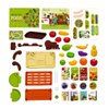 Imagen de Carrito Puesto Mercado De  Frutas y Verduras Juguete 61 pcs