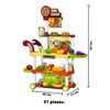 Imagen de Carrito Puesto Mercado De  Frutas y Verduras Juguete 61 pcs