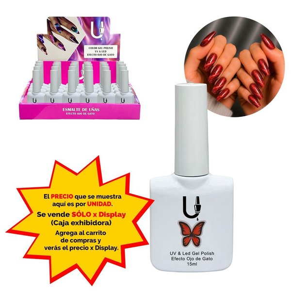 Imagen de Esmalte Ushas semipermanente Cat eye-tono 31