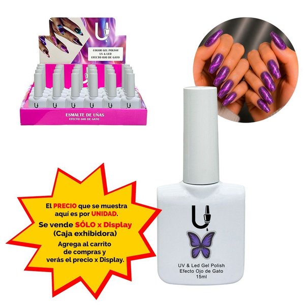 Imagen de Esmalte Ushas semipermanente Cat eye-tono 36