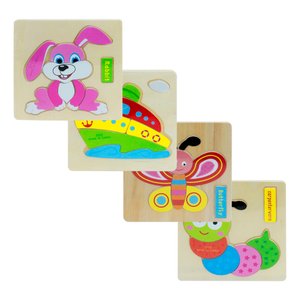 Imagen de Puzzle Infantil en madera - Diseños surtidos
