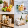 Imagen de Recipiente plastico transparente con asas-multiuso rectangul