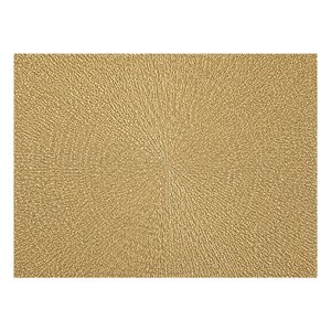 Imagen de Mantel individual rectangular en pvc - Dorado