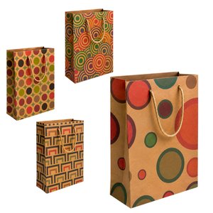Imagen de Bolsa regalo papel grueso-estampada - Diseños surtidos