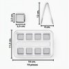 Imagen de Cubitos de hielo set acero inox con pinza