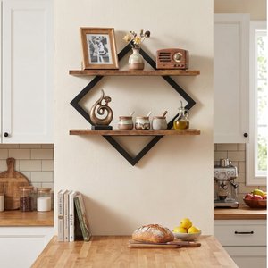 Imagen de Repisa Pared Set x 2 Estantes flotantes con marco
