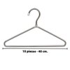 Imagen de Perchas pack x 10pc metalicas.