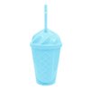 Imagen de Vaso plástico con tapa y sorbitos helado