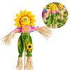 Imagen de Espantapajaro girasol con palito 29 cm para maceta