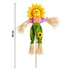 Imagen de Espantapajaro girasol con palito 29 cm para maceta