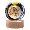 Imagen de Lámpara LED bola de cristal luna planeta mapamundi USB