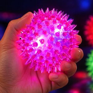 Imagen de Pelota con luz pinchitos C/u - 7cm. 4 colores