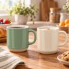 Imagen de Taza ceramica blanco interior 9x8,5cm-varios colores
