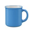 Imagen de Taza ceramica blanco interior borde negro 9,2x8,6cm-varios c