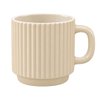Imagen de Taza ceramica blanco interior ondeado exterior 8x7,5cm-vario