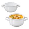 Imagen de Bowl de ceramica blanca con asas 15x7,5cm