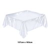 Imagen de Mantel de PVC transparente rectangular 183x137cm