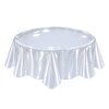 Imagen de Mantel de PVC transparente redondo 152cm