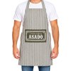 Imagen de Delantal peto poliester algodón 80x60cm-Asado