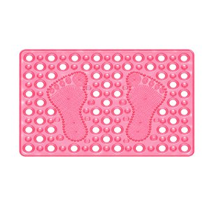 Imagen de Alfombra de baño goma rect. pie 34x64 cms