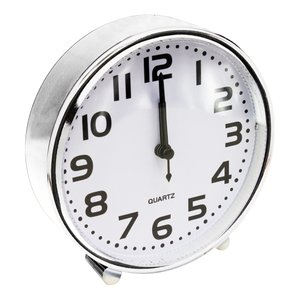 Imagen de Reloj despertador redondo con pies de apoyo