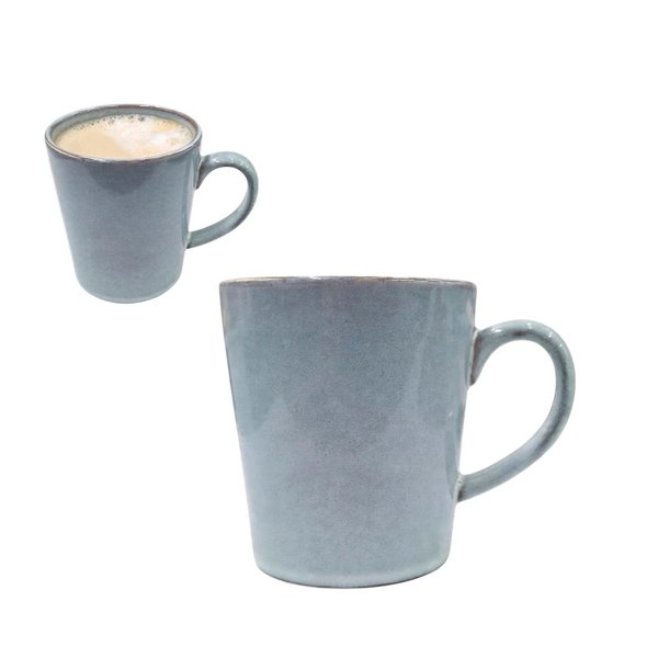 Imagen de Taza ceramica 9x9,5cm.-borde oscuro