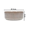 Imagen de Bowl ceramica mate 14x6cm-borde ondeado