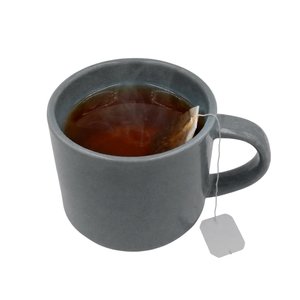 Imagen de Taza ceramica gris 9x8,5cm.