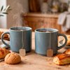 Imagen de Taza ceramica gris 9x8,5cm.