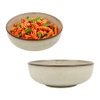 Imagen de Bowl ceramica brilloso 16,5x6cm.-borde marron