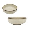 Imagen de Bowl ceramica brilloso 16,5x6cm.-borde marron