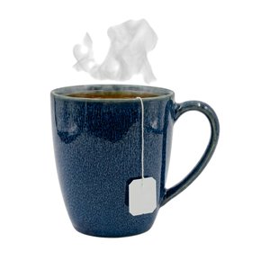 Imagen de Taza ceramica azul 10x9cm