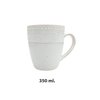 Imagen de Taza ceramica blanco 10,5x9,5cm-borde estampado