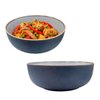 Imagen de Bowl ceramica mate 17,5x6cm- borde y exterior oscuro