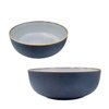 Imagen de Bowl ceramica mate 17,5x6cm- borde y exterior oscuro