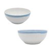 Imagen de Bowl ceramica blanco 15,5x6cm-borde exterior celeste