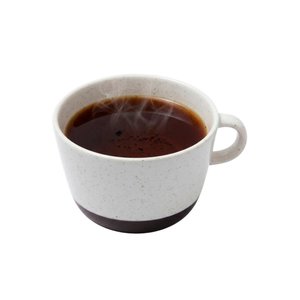 Imagen de Taza ceramica blanca 11,5x7,5cm-fondo exterior azul