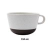 Imagen de Taza ceramica blanca 11,5x7,5cm-fondo exterior azul