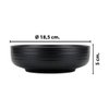 Imagen de Plato ceramica hondo 18x5,5-borde alto oscuro