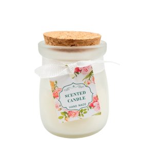 Imagen de Vela aromatica en frasco C/U 15x6,5cm-4 colores